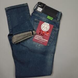 New G Star Raw 13 Oz 3301 Slim Stretch Japanese Selvedge  Destroyed Jeans 29x30